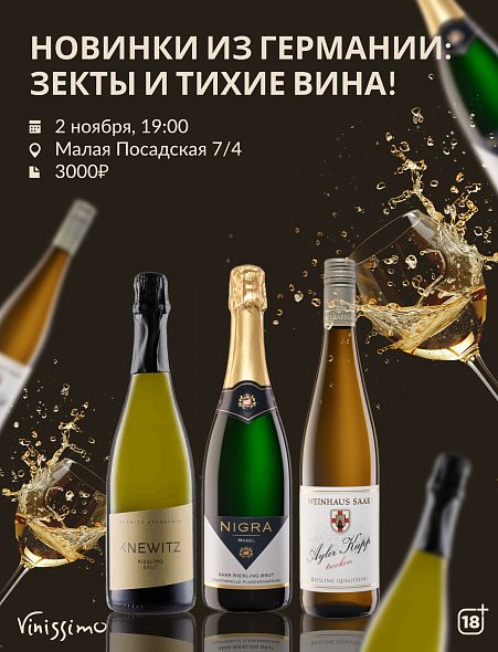 Новинки из Германии: тихие и игристые!