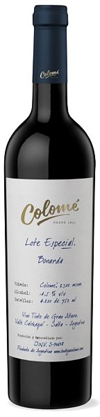 Бонарда Лоте Эспесиаль, Коломе, Долина Кальчаки