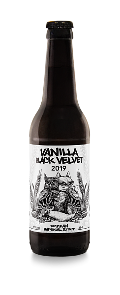 темное непастеризованное нефильтрованное неосветленное «Гинеу. Ванилла Блэк Вельвет Рашен Империал Стаут»