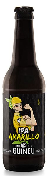 светлое непастеризованное нефильтрованное неосветленное «Гинеу. Амарильо IPA»