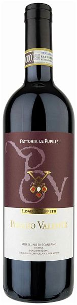 Морелино ди Скансано Ризерва, Фаттория ле Пупилле, Поджио Валенте