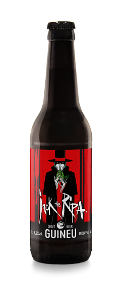 темное непастеризованное фильтрованное «Гинеу. Джек Рипа. Рэд IPA»