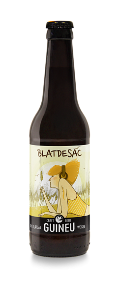 светлое непастеризованное нефильтрованное неосветленное «Гинеу. Блат де Сак»